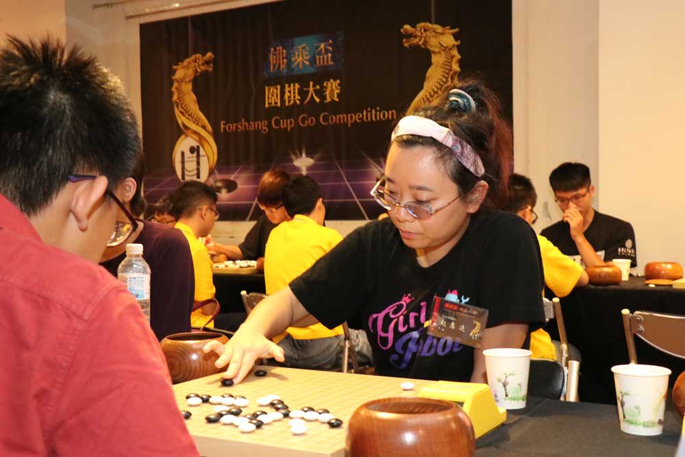 本屆日本隊首參戰，圖為日本特邀隊「女昌鎬」趙惠連老師.