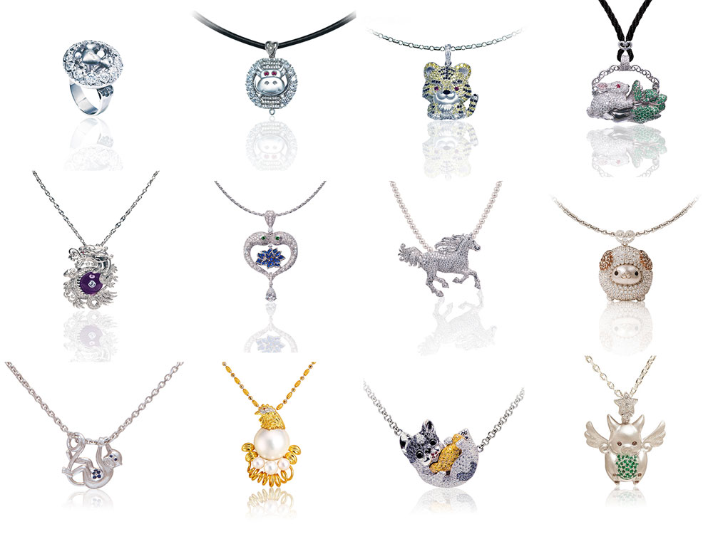 回顾12年的钻到系列-生肖珠宝，您最喜欢哪一款？