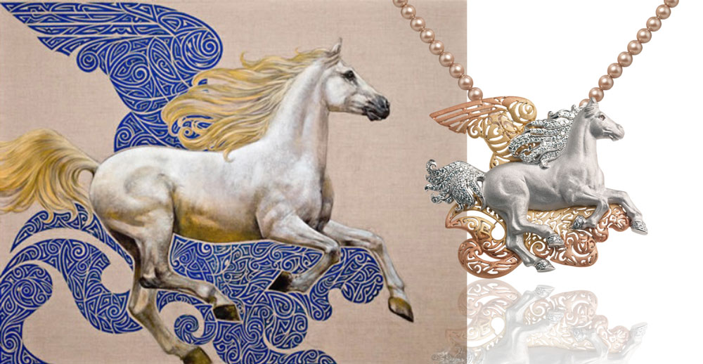 艺术是灵感泉源~艺术家童胜和与马年「天马化禄」珠宝