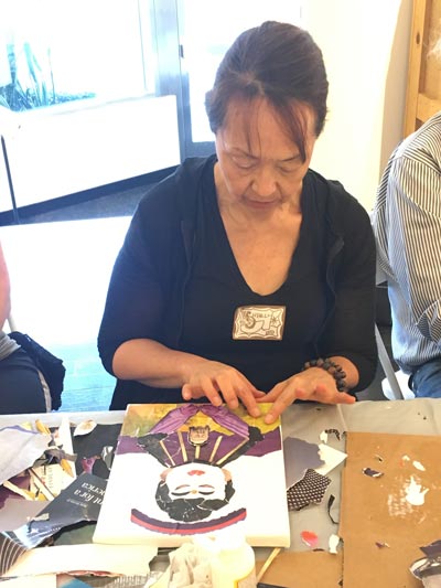 06-Ms-Nakano-elected-to-create-a-meditating-Buddha
