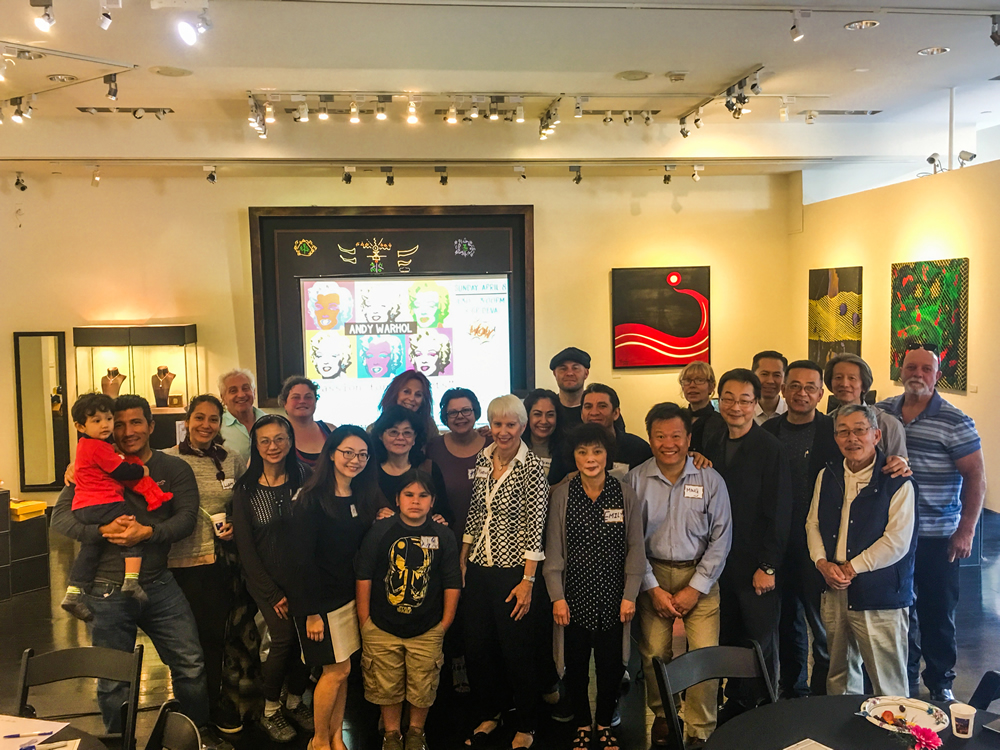 Group photo with Presenter Marsha Rosenberg.