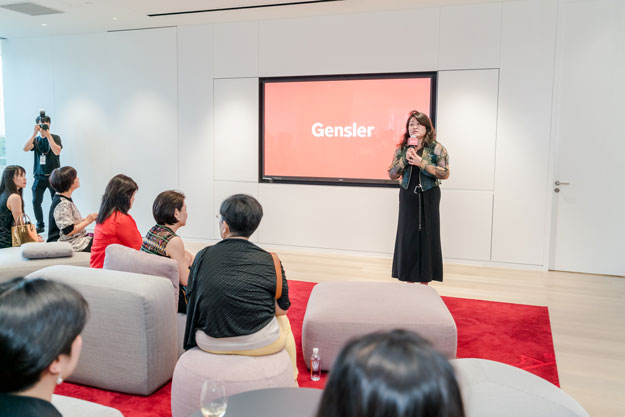 Gensler大中華區執行總裁李曉梅親自出席開幕儀式，盛讚「明鏡．印象」系列
