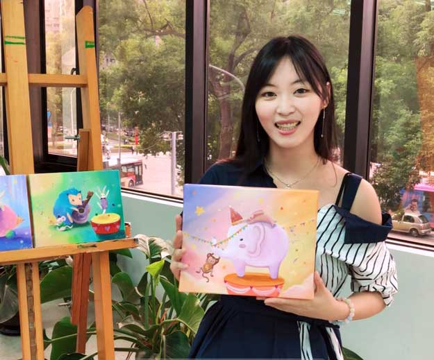 香華天藝術家陳誼欣「動物樂園╱好開心」 香華天藝術家陳誼欣「動物樂園╱好開心」