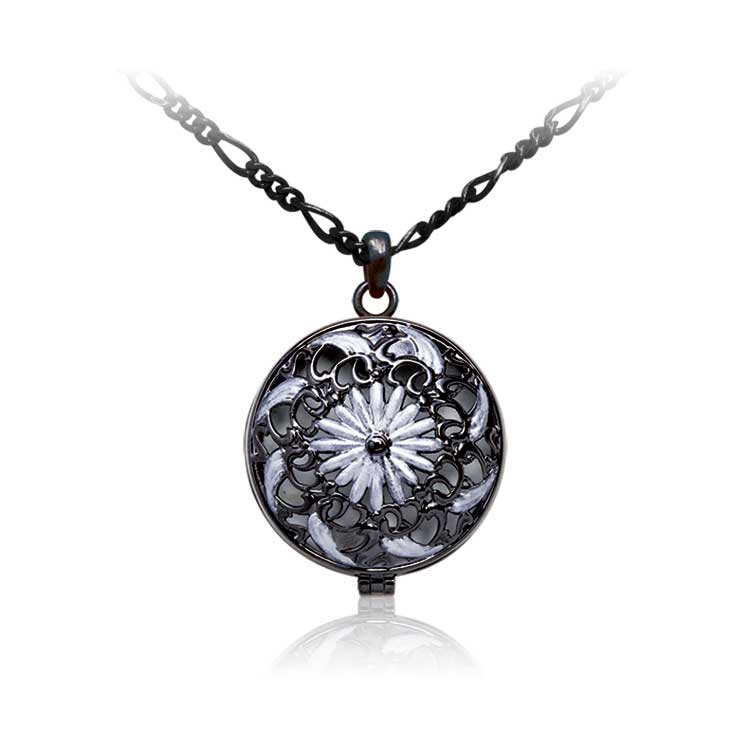 歡喜般若圖騰藝術香氛項鍊