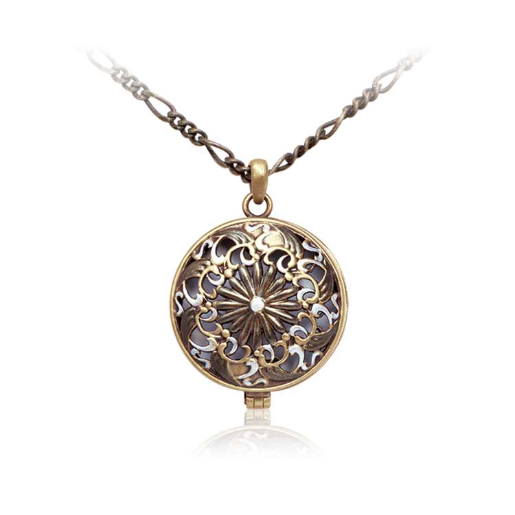 歡喜般若圖騰藝術香氛項鍊