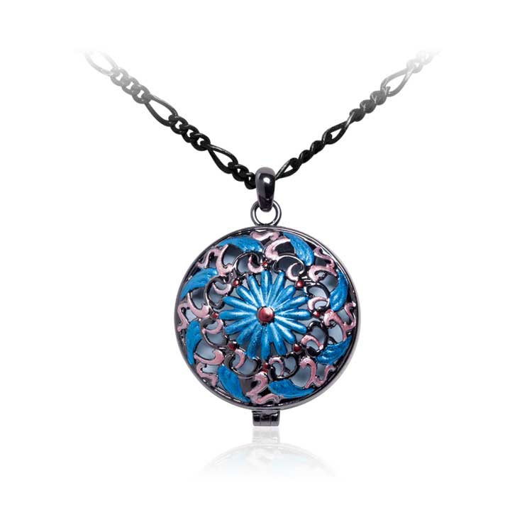 歡喜般若圖騰藝術香氛項鍊