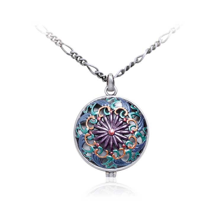 歡喜般若圖騰藝術香氛項鍊