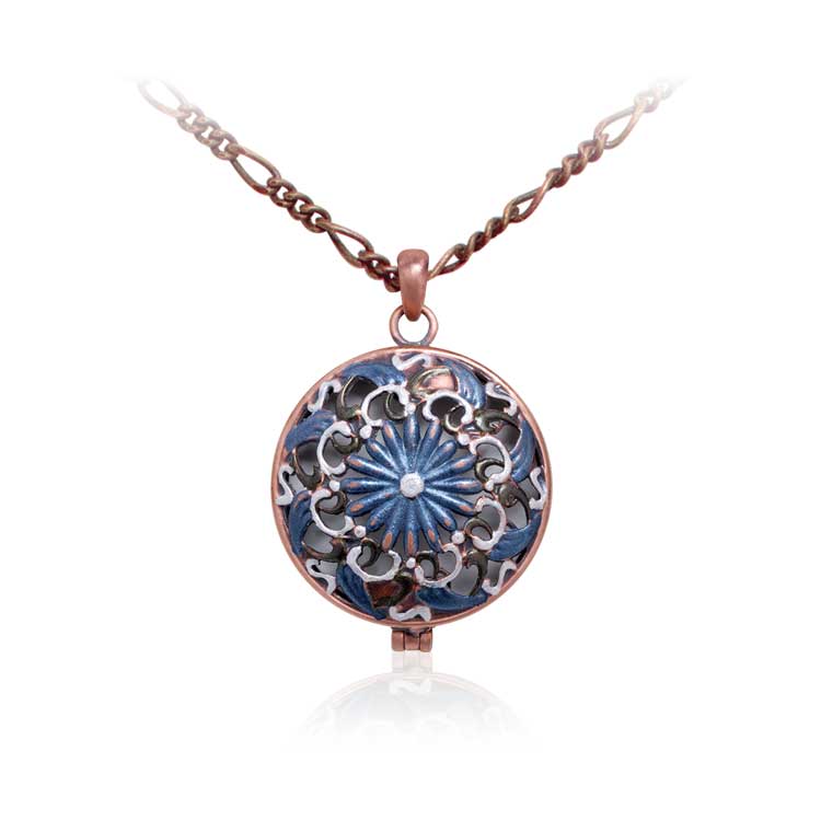 歡喜般若圖騰藝術香氛項鍊