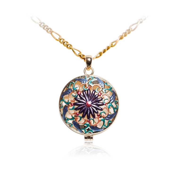 歡喜般若圖騰藝術香氛項鍊