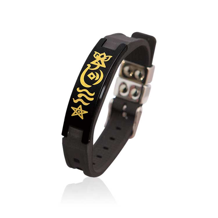 身心順暢翡翠健康手環（黑）