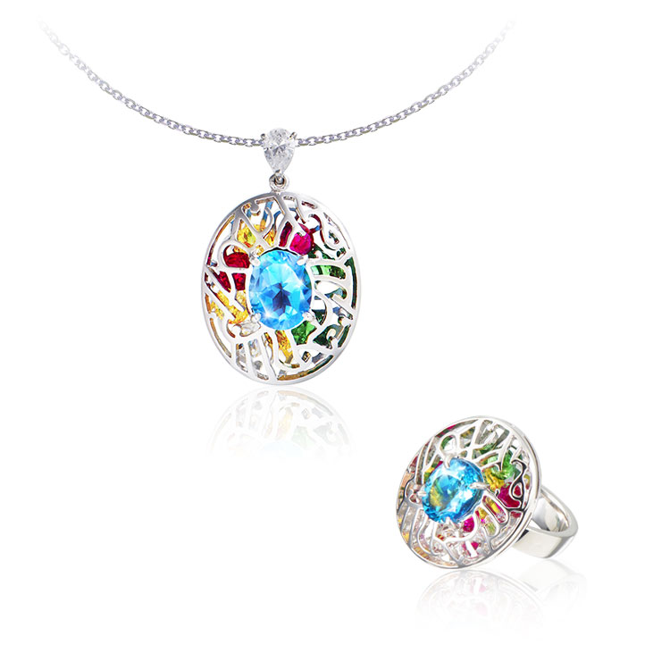 香华天 无量宝藏 项炼戒指