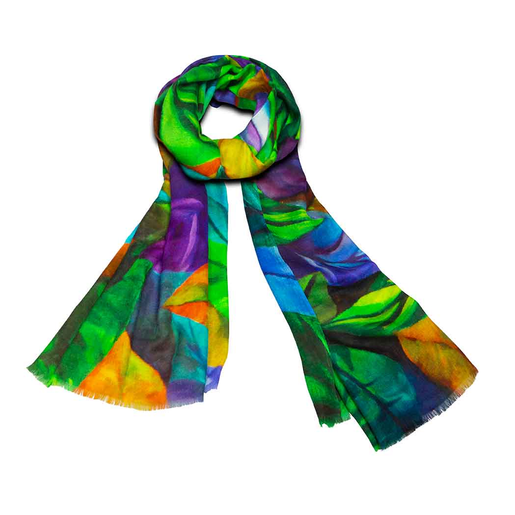 香華天藝術圍巾生命間的光彩