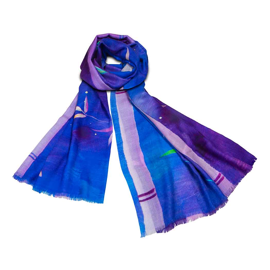 香華天藝術圍巾 得意滿足智