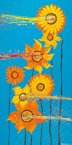 Chinese art painted car, the Outlander RV