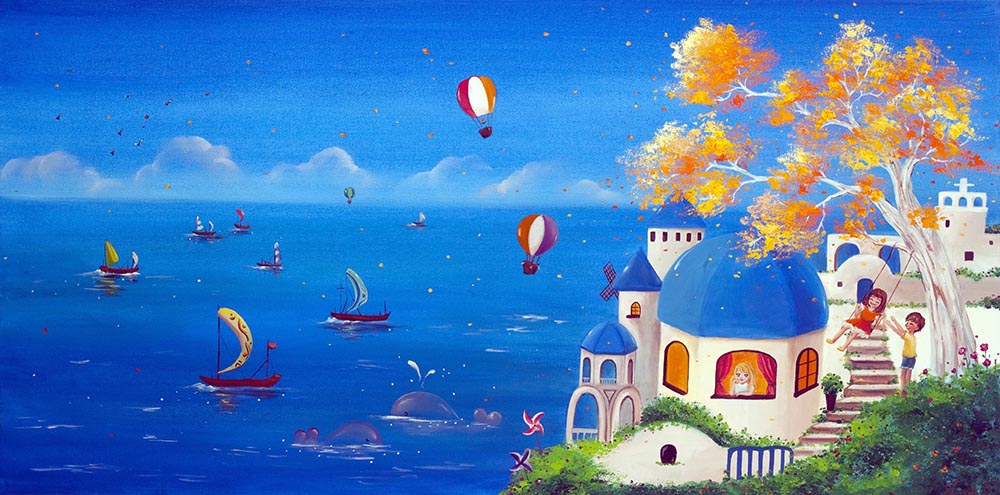 Chinese art painted car COLT PLUS, a special auto in the line from Ocean Liang