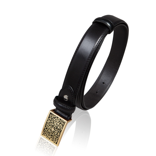 The World in Hand /  A Hero’s Smile with Dignified Pride (Black Gold)