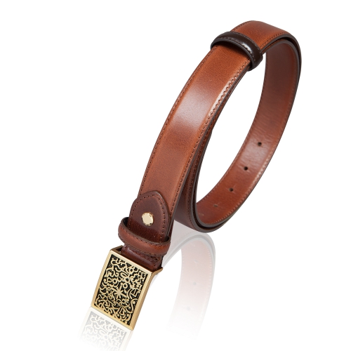 The World in Hand /  A Hero’s Smile with Dignified Pride (Brown Gold)