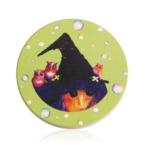 Fortune Fairy Liquid Absorbent Coaster (Green)