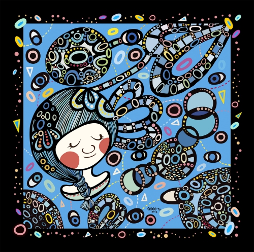 Artistic Scarf - Dream • That girl No. 4