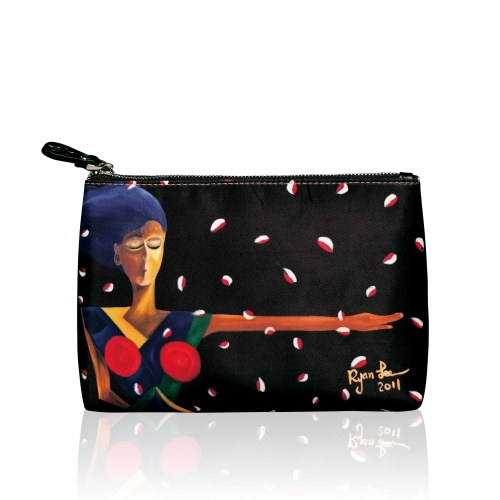 Angel of the Wind / Dancing Blossoms Small Cosmetic Bag