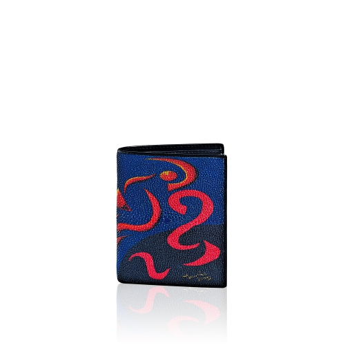 3-Abstract-D / Bravo! Shagreen Medium Wallet