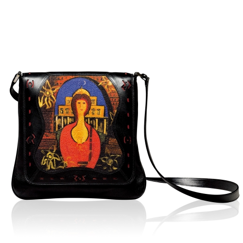 「Flower Persona Series / Daughter of Sunflower」 Shagreen Cross Body Bag