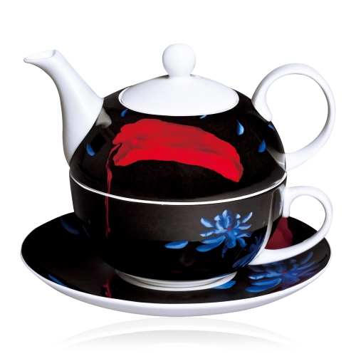 “Total Blessing”Bone China Tea Set  「Booming and Blooming/ Above Excellency」、 「Booming and Blooming/