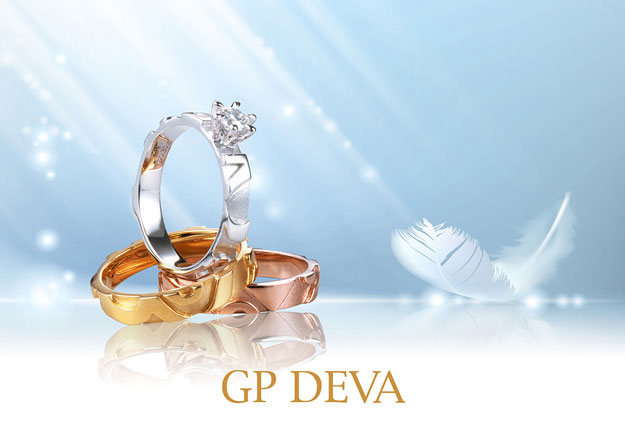 香华天新娘珠宝 三环戒