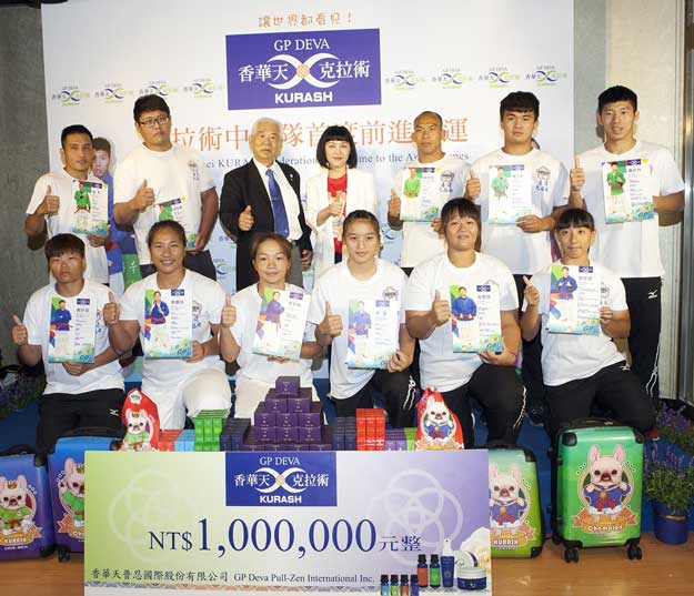 香華天贊助克拉術前進亞運記者會/香華天集團邀請民眾賽前持續支持、關注克拉術，為首度前進亞運的中華隊克拉術代表團加油。  